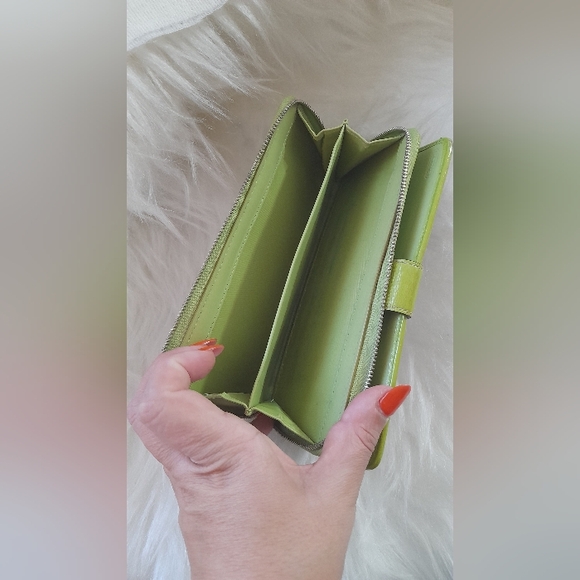 Coach Green vintage snap clutch wallet - Picture 5 of 8